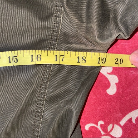 J. Crew Dark Green Coated Cotton Jacket - Picture 8 of 9